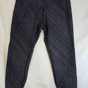 Calvin Klein Black and Gray Performance Leggings